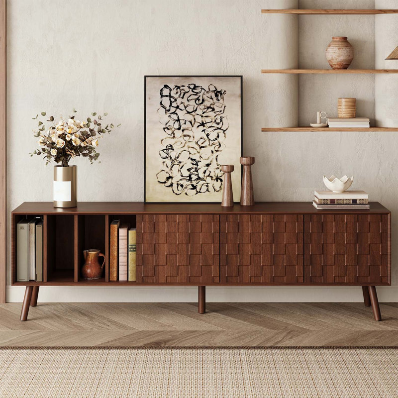 Console multimédia pour téléviseur de 75 po ou moins, parfaite pour le salon et la chambre à coucher