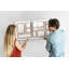 Magnetic Memo Board Whiteboard - 120 x 60 cm - With Marker and Magnets - Wooden frame