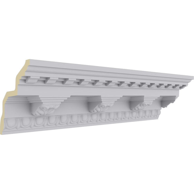 Stockport 94.5" White Polyurethane Crown Moulding
