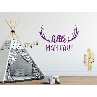 Adhésif décoratif petite chambre «Little Man Cave»