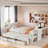 Matthes With Desk And Storage Shelves, Built-in Trundle And 3 Drawers-146873506