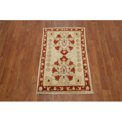 Élégant tapis oriental floral Chobi Peshawar 2 x 3