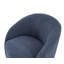 Fauteuil demi-tonneau pivotant en bois massif Boucle-549358965