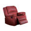 Fauteuil inclinable berçant synthétique en cuir synthétique Zuriel