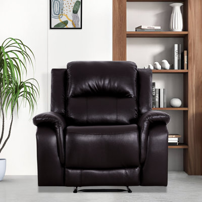 Fauteuil de cinéma maison moderne et moderne - Fauteuil inclinable confortable pour la salle de divertissement, accoudoirs rembourrés, dossier réglable et revêtement haut de gamme pour sièges luxueux