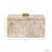 Contemporary Marble Rectangular Keepsake Decorative Box with Lid for Home Decor - Modern Elegant Storage Organizer for Office Shelf - 7"