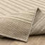 Tapis intérieur / extérieur beige / ivoire à fines rayures Tavraj-655763375