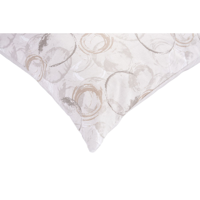 Ensemble de housse de courtepointe 100% coton Ranforce, beige, 78,7 po x 78,7 po | Comprend 2 taies d'oreiller (31,5 po x 31,5 po) | Lavable à la machine, impression de pigments, fermeture à boutons | Literie douce, durable et élégante pour les chambres confortables