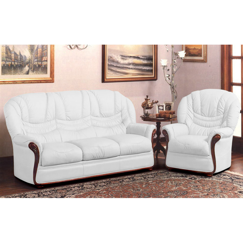 Kinsman 2 - Piece Living Room Set, White