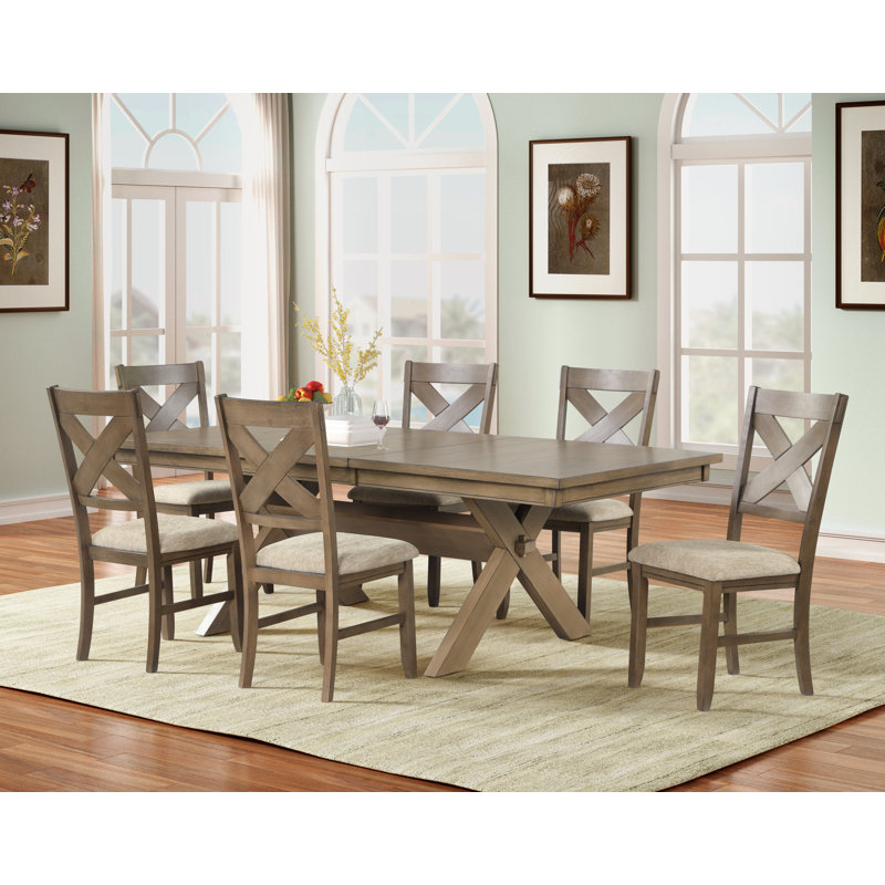 Veliz Extendable Trestle Dining Set