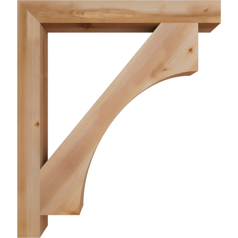 Support Westlake Block, Cèdre rouge de l'Ouest (lisse), H 42 po x l 3,5 po x P 36 po