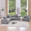 Canapé modulaire surdimensionné rembourré de mousse Breydan-761111154