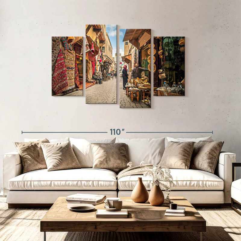 Moroccan Fez Market, 48" H x 75" W