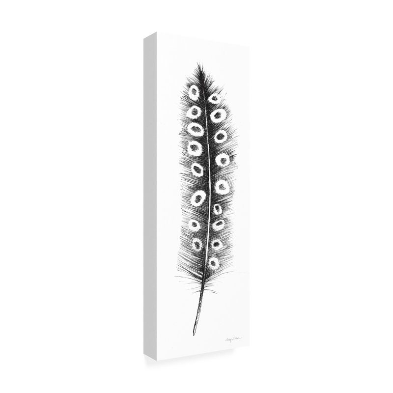 «Spirit Feather VIIIa» par Avery Tillmon - impression sur toile tendue, H 47 po x l 16 po x P 2 po