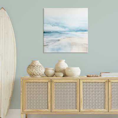 Art abstrait abstrait sur toile de rivage moderne par Irena Orlov