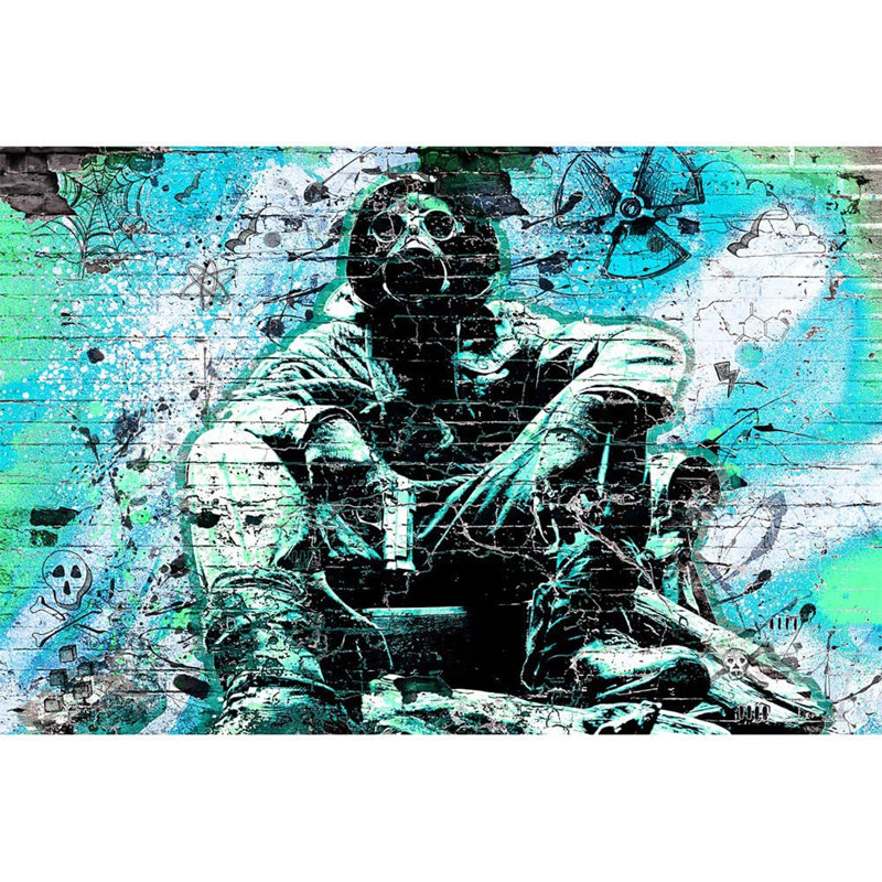 Evil Graffiti, 5.5' W x 8' L
