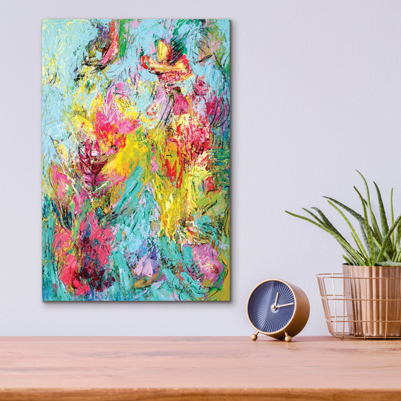  'Iris Essence' by Dorothy Fagan Acrylic Glass Wall Art, 12" x 16"