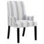 Fauteuil rembourré beige Draper
