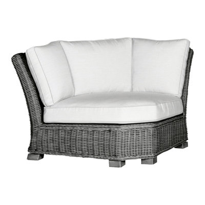 Rustic Woven Sectional Corner