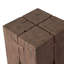 Oshan Outdoor Square Teak Side Table-1711731638