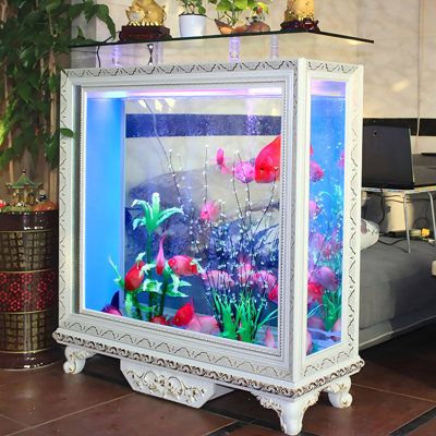 39.37"White Side-Filtration Ecological Rectangular Fish Tank