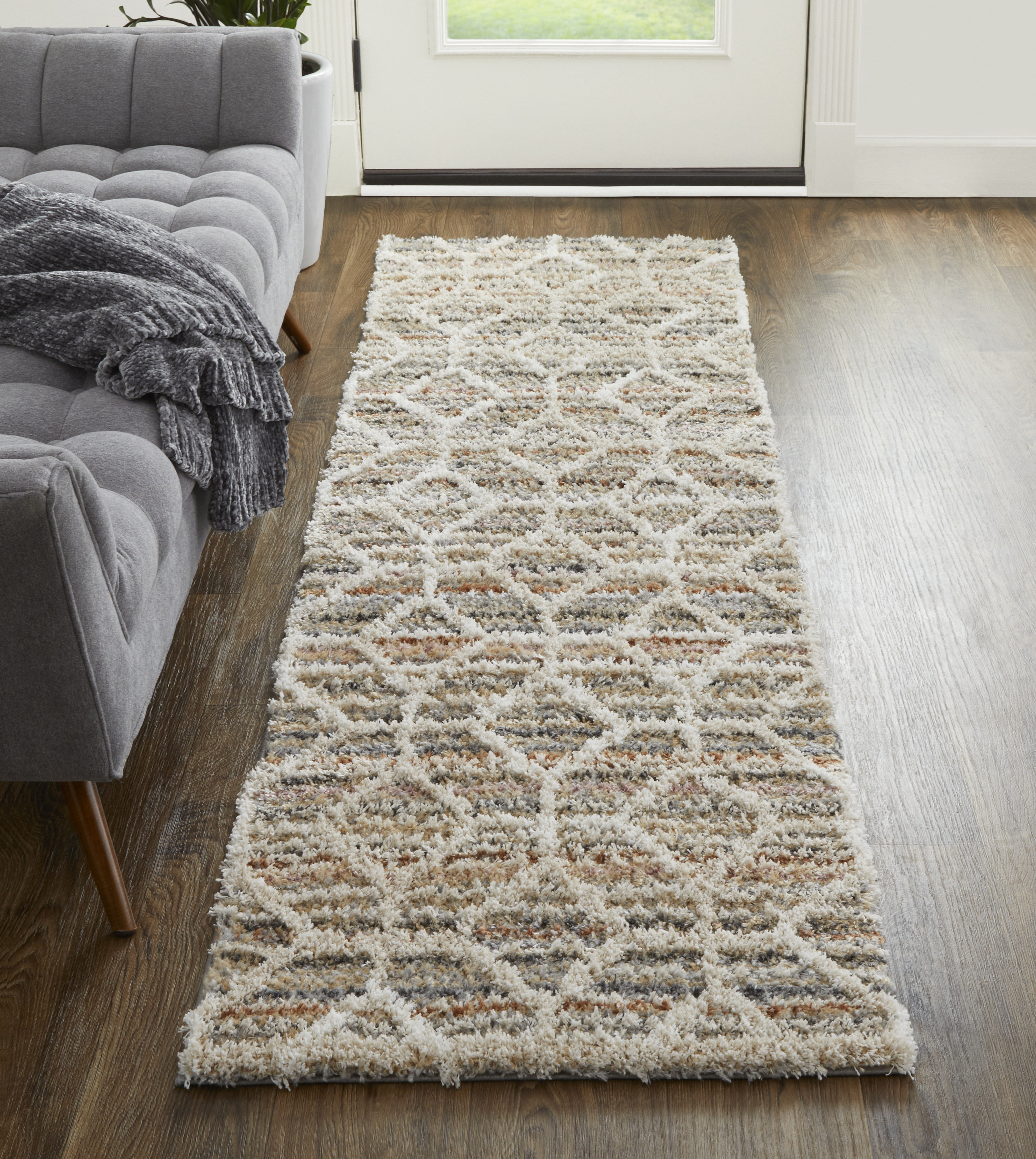 Ophelia & Co. Brittney Ivory Area Rug, Beige