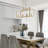 Stenberg 6-Light Kitchen Island Geometric Chandelier