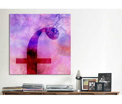 Art textuel sur toile