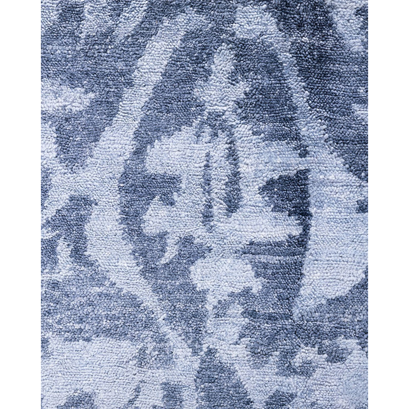 Overdyed One-of-a-Kind Rectangle 8'3" X 10'6" Hand Knotted Area Rug