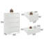 60 cm W Chest of 5 Drawers