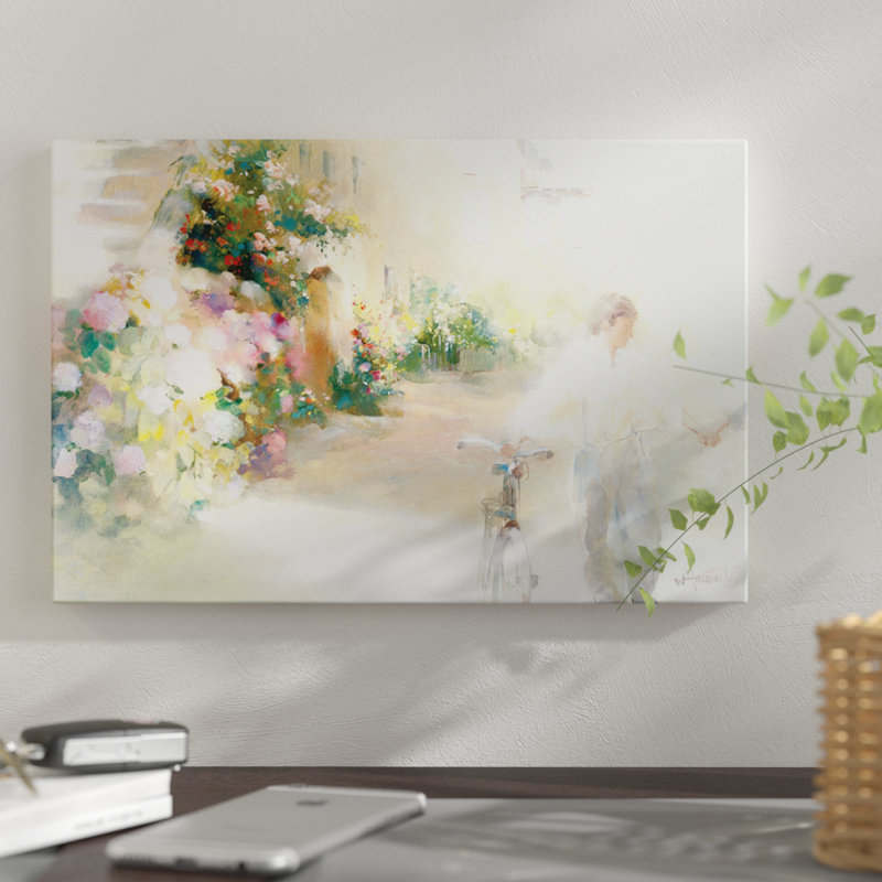 « two people people », impression sur toile, H 18 po x l 26 po x P 1,5 po, Pas de tapis, Toile tendue