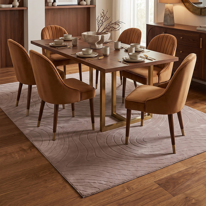 Tapis gris Somos, Gris, Rectangulaire 8 pi x 10 pi