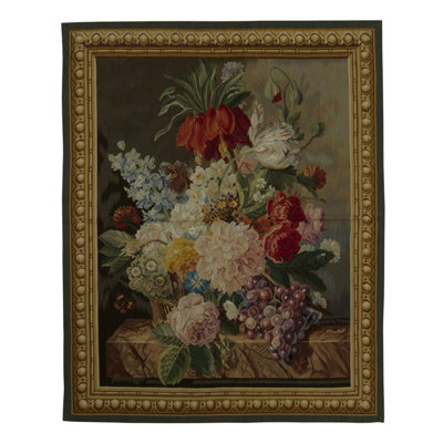 Hand-Knotted High-Quality Red and Pink Area Rug
