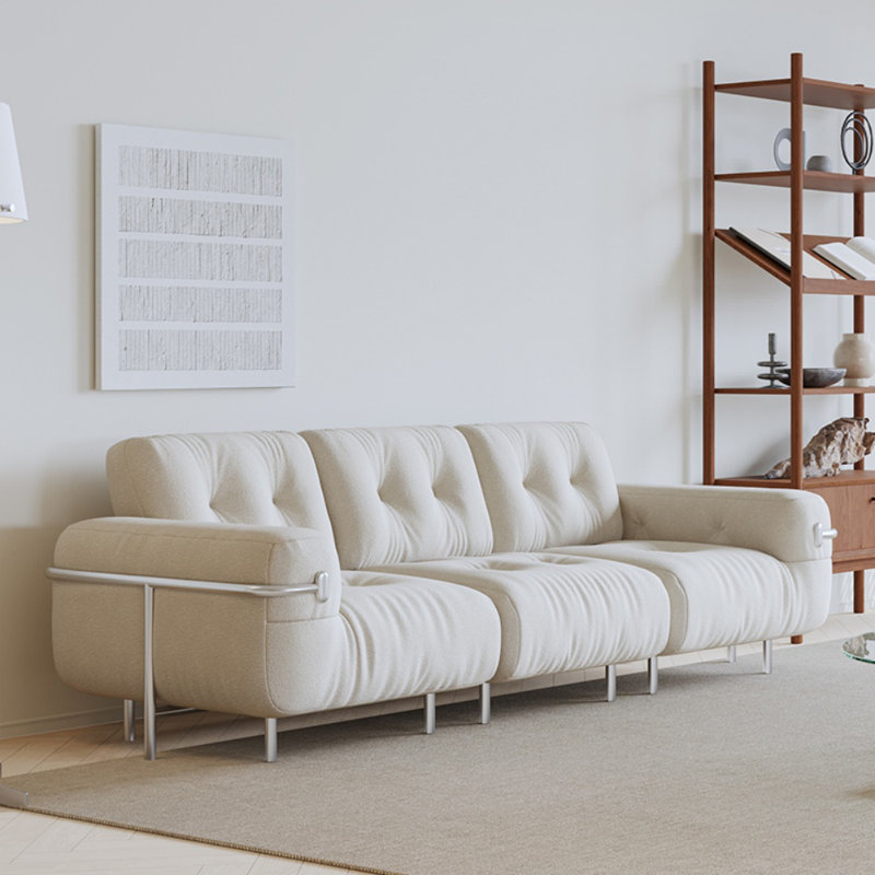 White High-Back Sofa