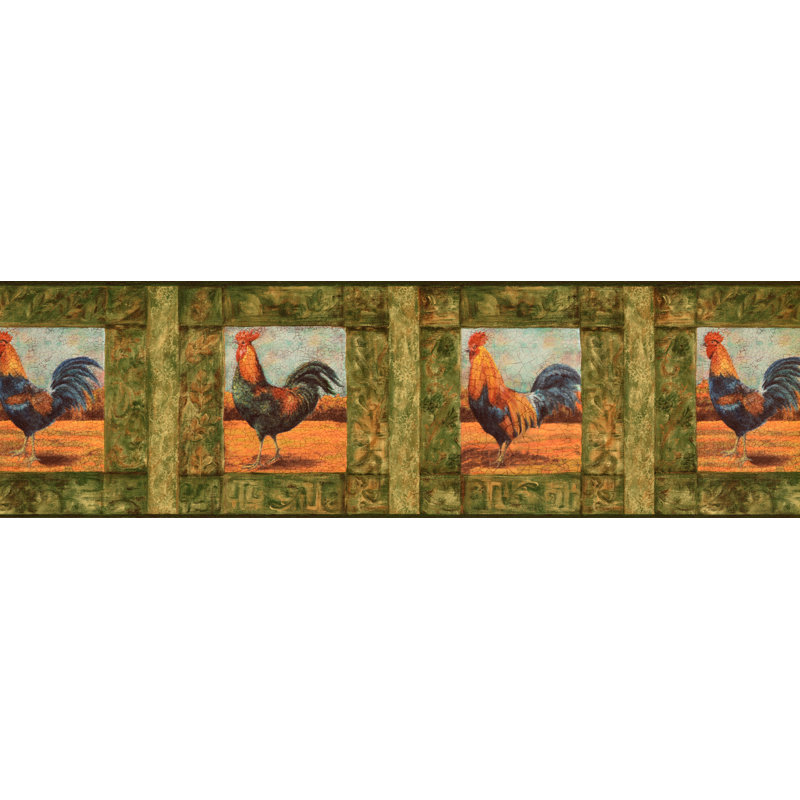 Bordure de papier peint L 15 pi x l 7 po Kacie-May