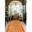 Tapis orange à transition de couleur 3 pi 8 po x 6 pi 7 po