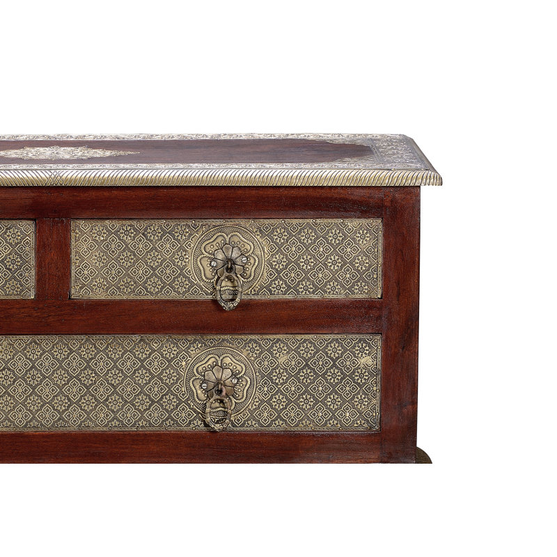 Sakho 86cm Solid Wood Console Table