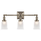 Chapman & Myers Boston Square Triple Light Sconce