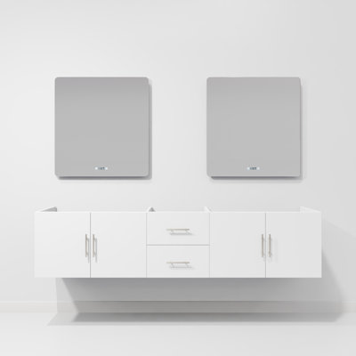 Meuble-lavabo double l 80 po x P 22 po Geneva