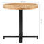 Viggo Round Solid Wood Top Metal Base Dining Table-1282173869
