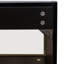 Grande armoire à épices noire avec porte pour la salle à manger de cuisine - panneau de particules de 15 mm d'espace optimisé et matériau de structure de 3 m