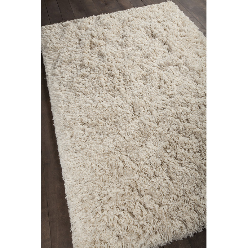 Leavitt Authentic Hand-Woven Neutral Wool Area Rug, Rectangle 7'9" x 10'6"