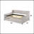 Miaja Daybed, Daybed, Upholstered Bed with Trundle-897525101-925823943
