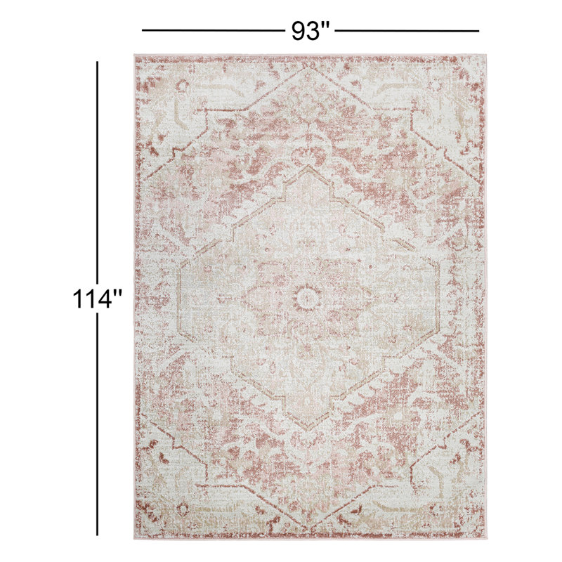 Oriental Indoor Rug, Rectangle 7'9" x 9'6"