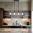Alfretta 4 - Light Matte Black Kitchen Island Pendant