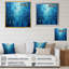 Azure Symphony III - Abstract Landscape Canvas Prints-1115500961-1115500963
