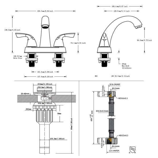 Product Dimensions