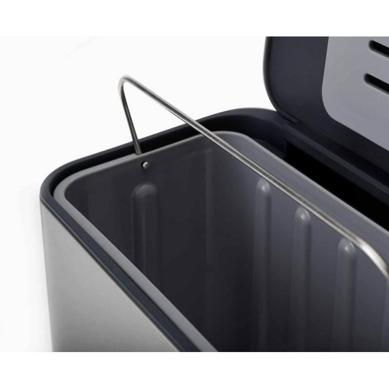 Collect 4-Liter Stainless Steel Compost Caddy with Removable Bucket