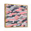 Camouflage rose et gris - impression sur toile-66814428-66814429