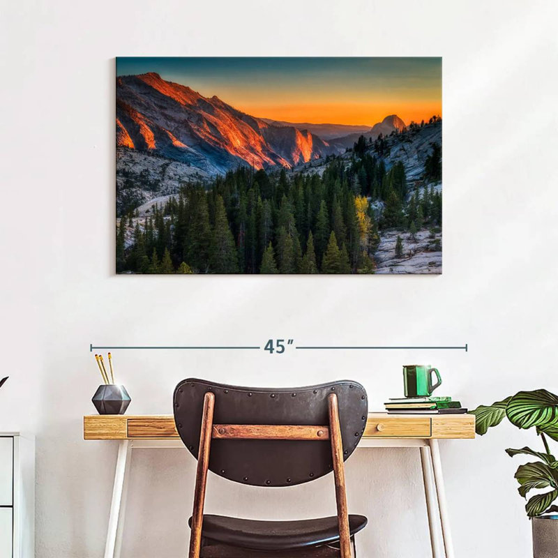 Alvord Blazing High Sierra Sunrise, H 26 po x l 39 po